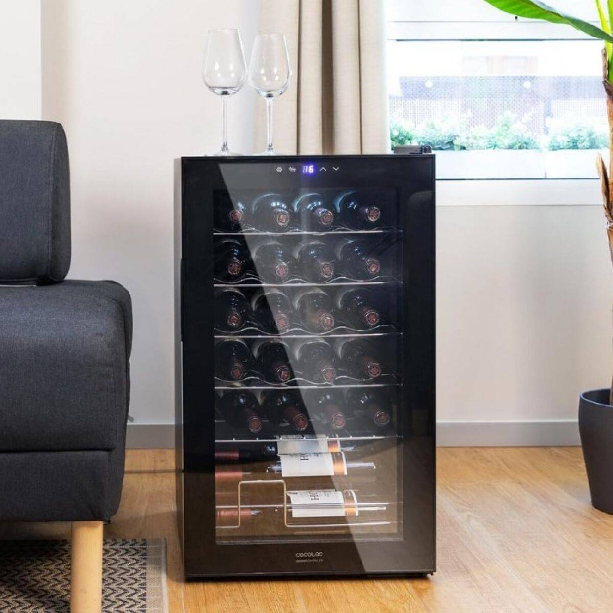 Vinoteca Cecotec GrandSommelier 2450 Negro