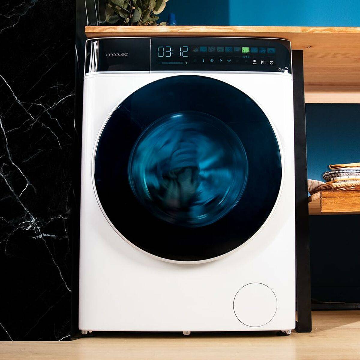 Lavadora Cecotec Bolero DressCode 9900 Inverter FullColor A 1400 rpm 9 kg