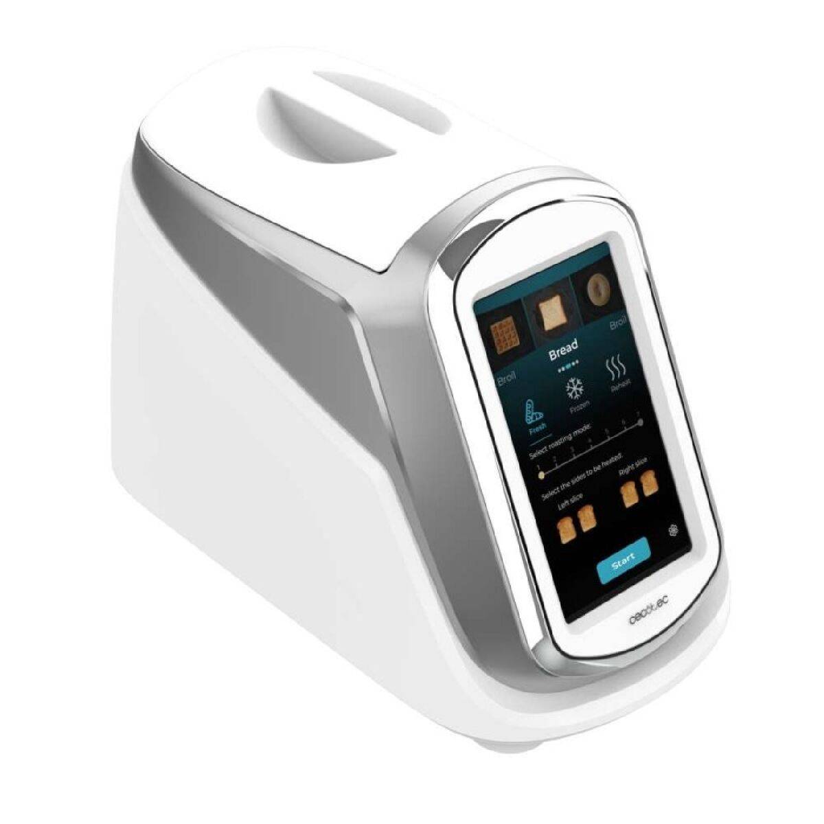 Cecotec Tostadora ToastPad Double Pro pantalla LCD, 1400W, acero inox, negro