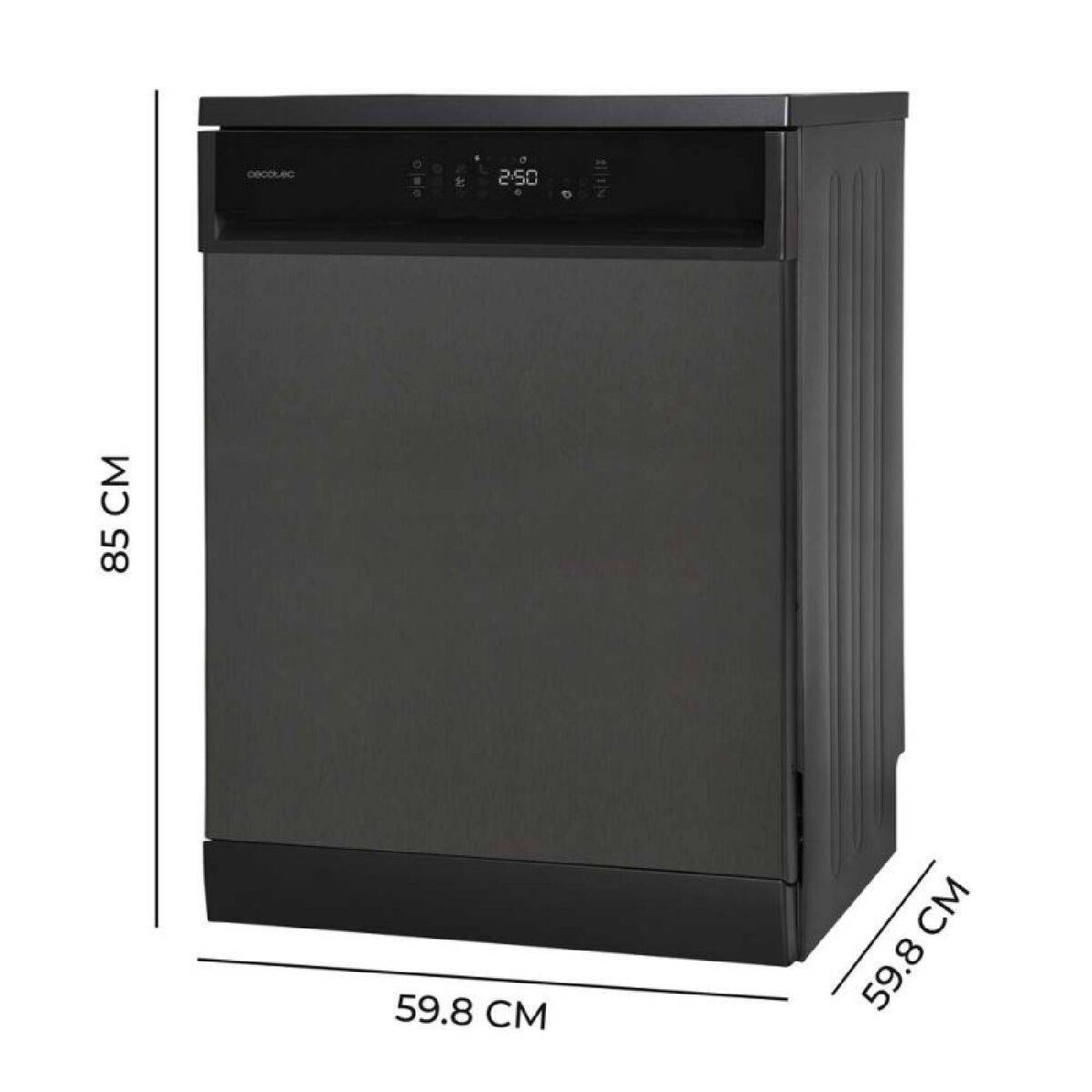 Lavavajillas Cecotec Bolero Aguazero 6800 Dark A Negro