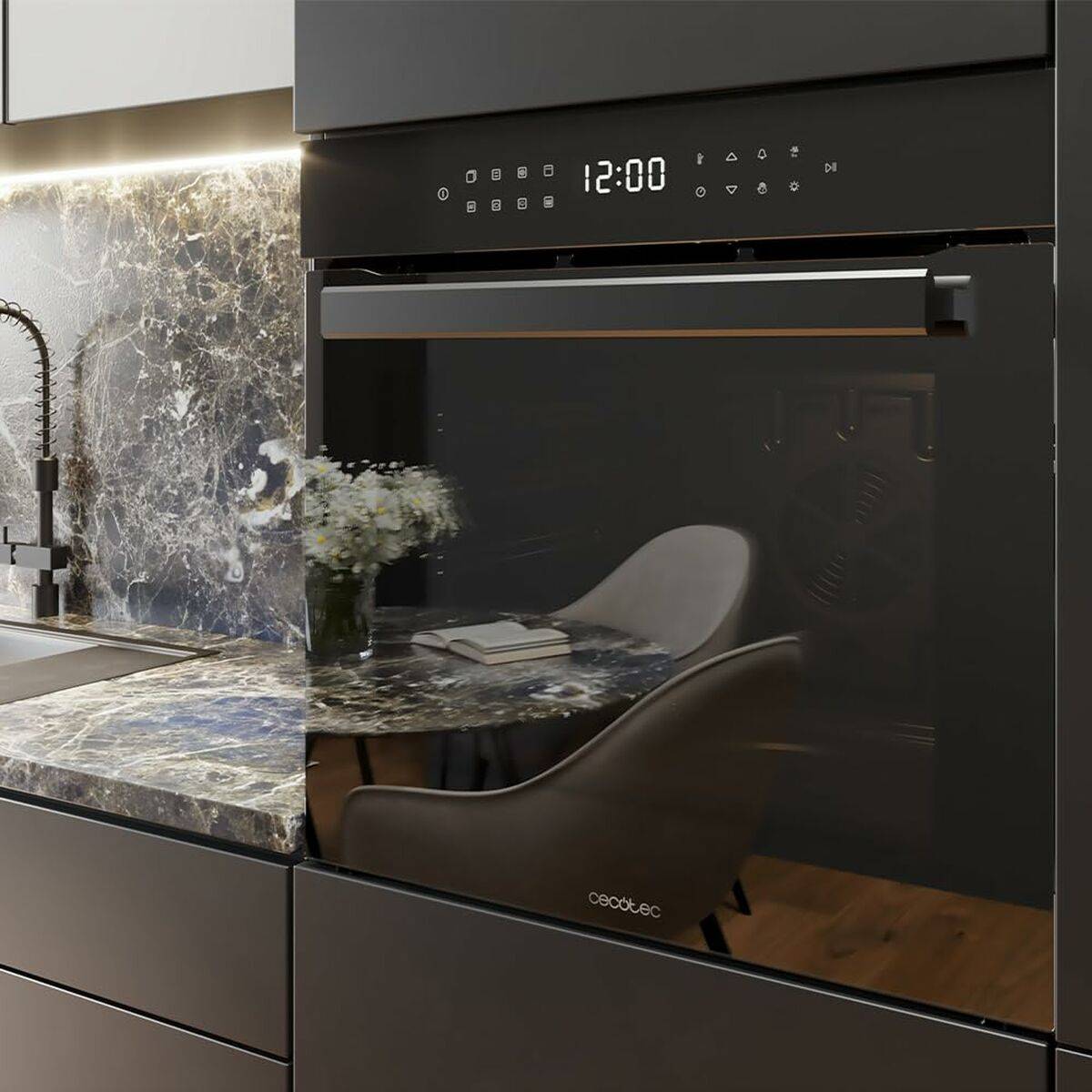 Horno Cecotec Bolero Hexa P506000 Glass Black 3400 W 2900 W