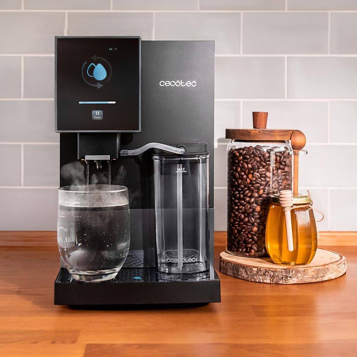 Cafetera Superautomática Cecotec Cremmaet Compactccino Connected 1350 W Negro 19 bar