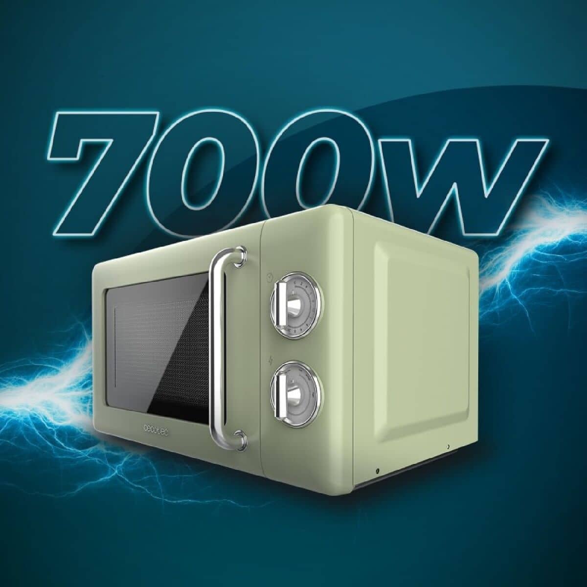 Microondas Cecotec PROCLEAN 3010 RETRO Verde 700 W 20 L (Reacondicionado A)