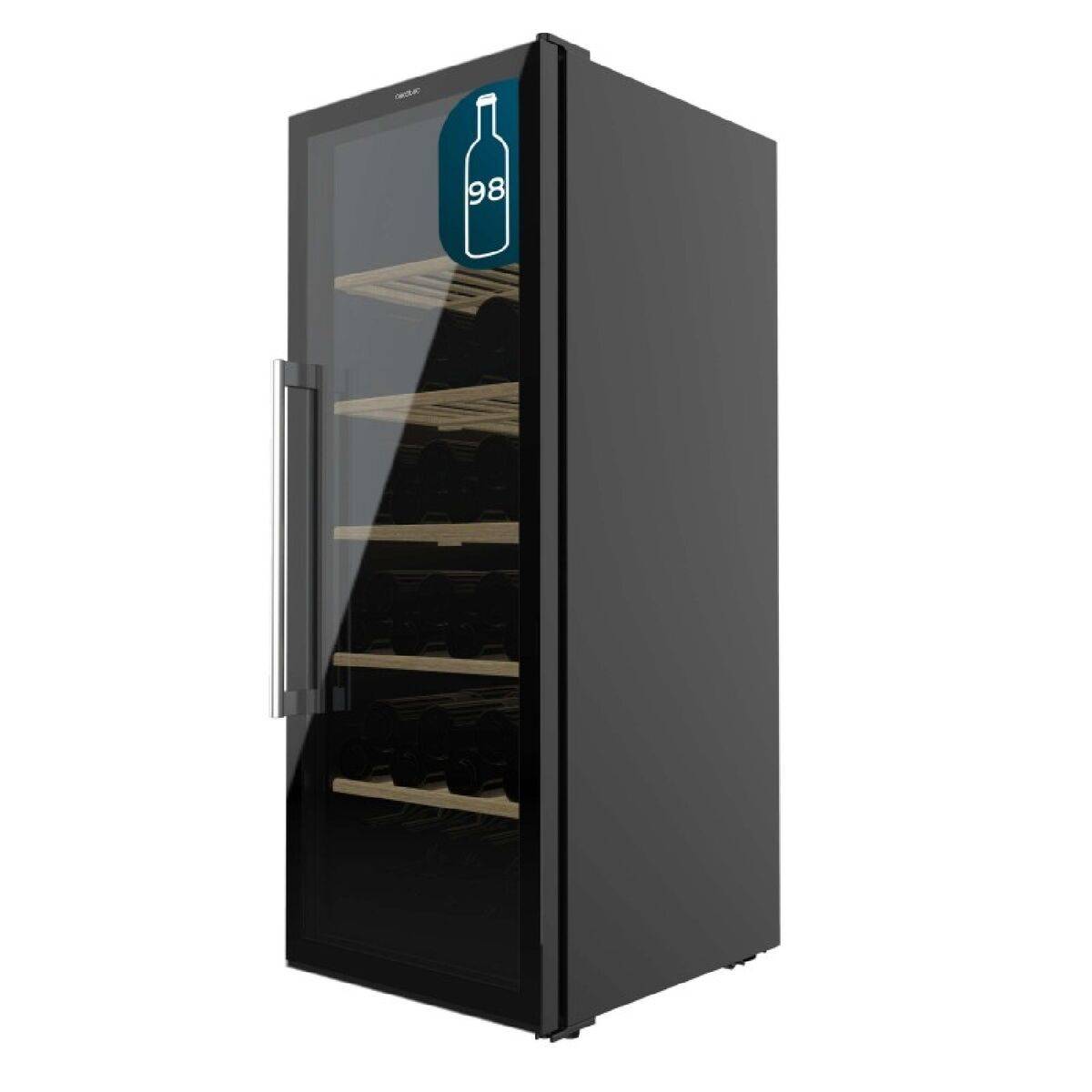 Cecotec Vinoteca GrandSommelier 98000 98 botellas negro, compresor, control táctil, LED