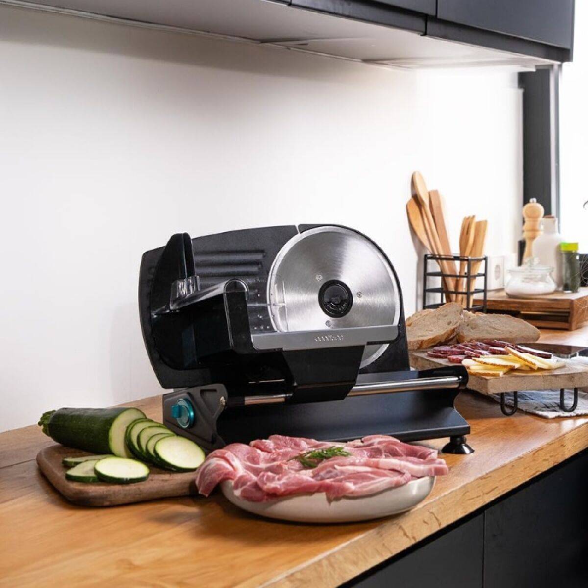 Cortafiambres Cecotec Rock’nCut Shuriken Steel 200 W Negro