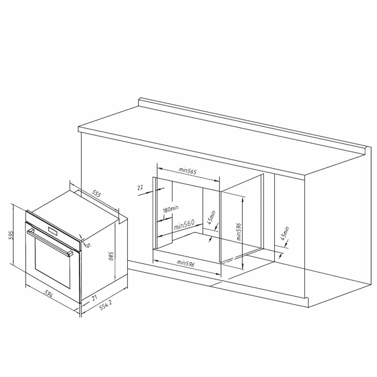 Horno Pirolítico Cecotec Bolero Hexa P506000 Edge 3400 W 2900 W 80 L