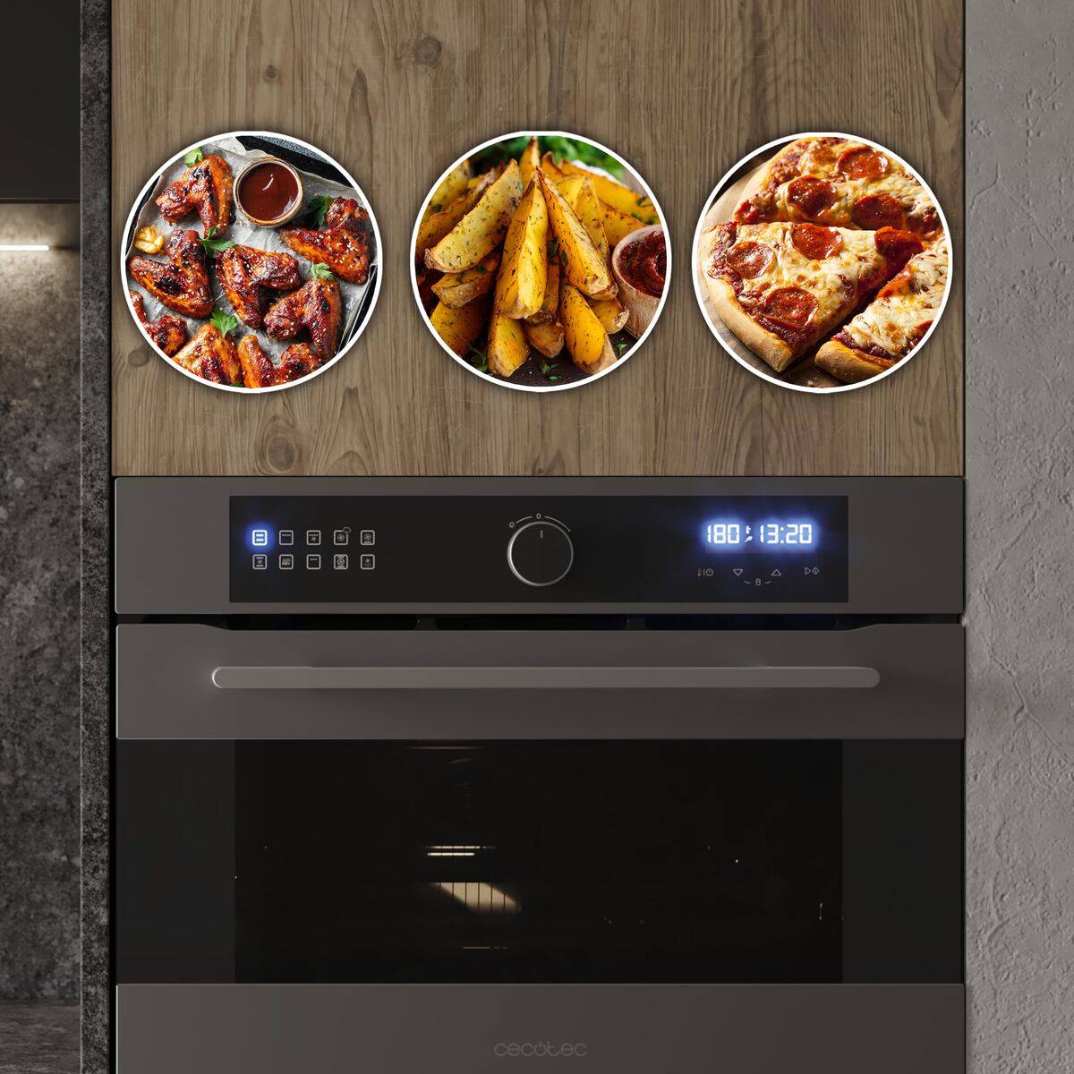 Horno Integrable Cecotec Bolero Hexa AF314500 Matt 2900 W 53 L