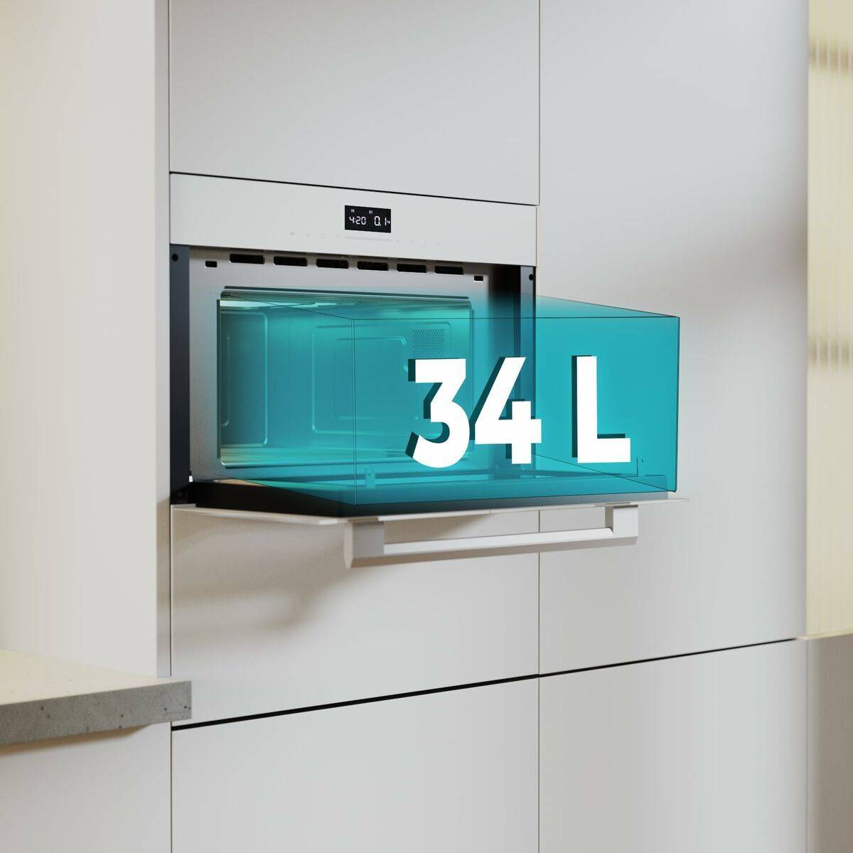 Microondas Integrable Cecotec MW703800 Blanco 1450 W 34 L