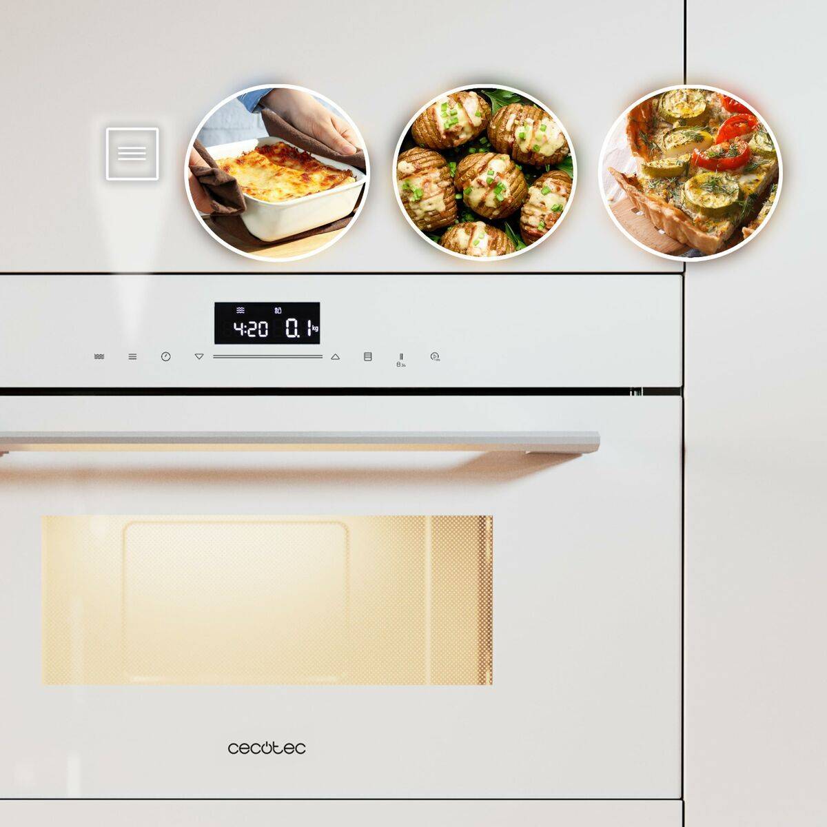 Microondas Integrable Cecotec MW703800 Blanco 1450 W 34 L