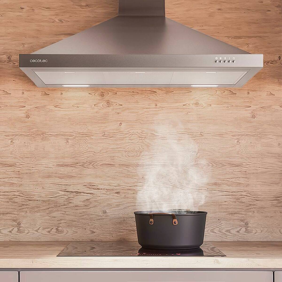 Campana Convencional Cecotec Bolero Flux PM 906500 Inox A