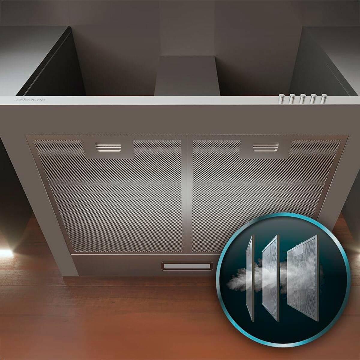 Campana Convencional Cecotec Bolero Flux PM 603500 Inox B