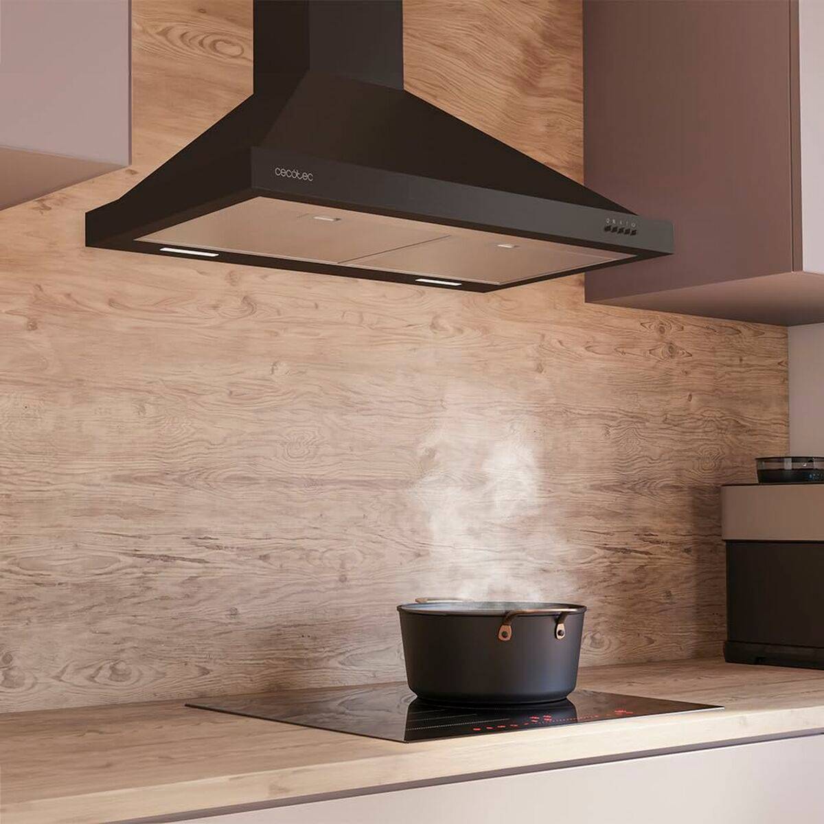 Campana Convencional Cecotec Bolero Flux PM 606500 Negro 60 cm