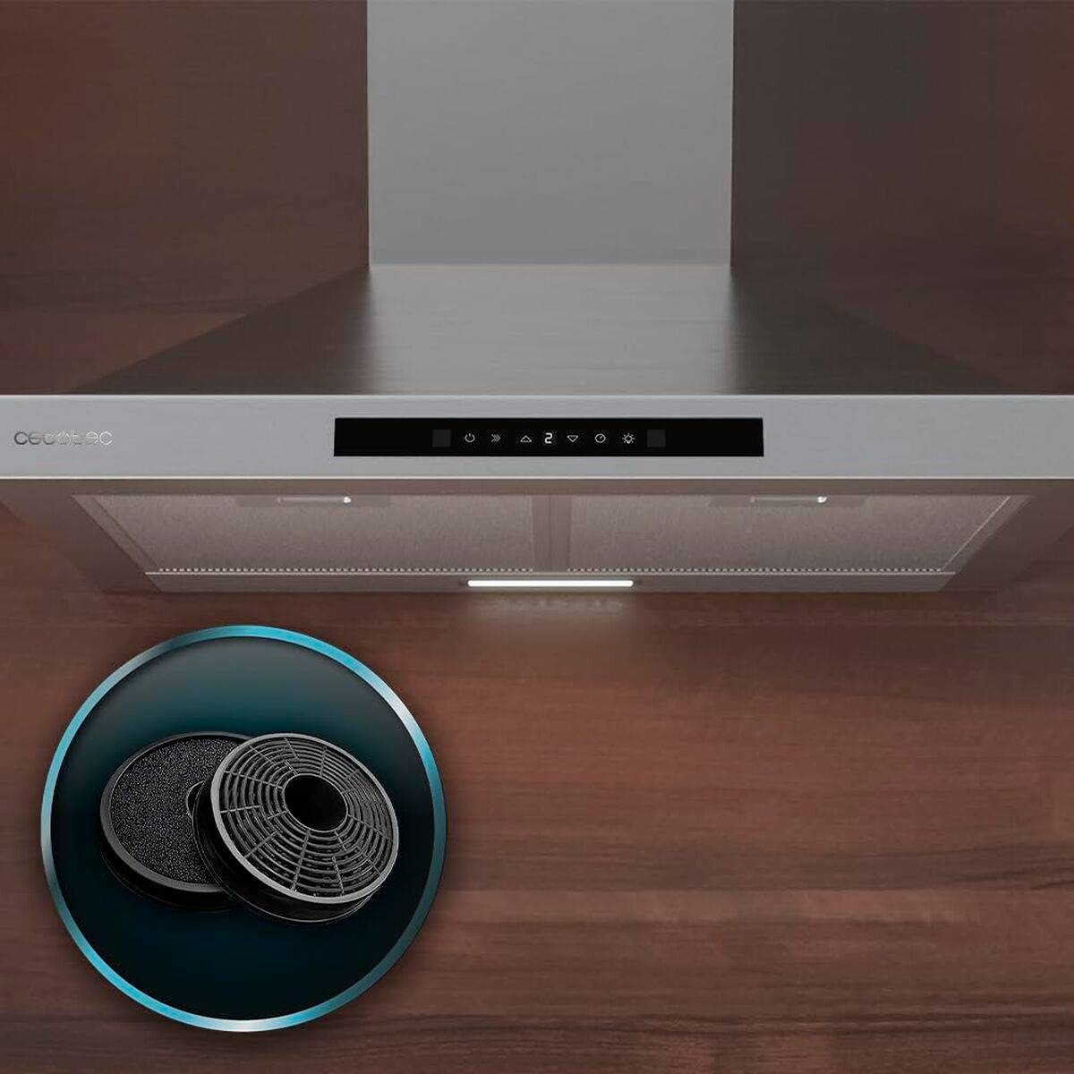 Cecotec Campana Convencional Acero Inoxidable 60 cm Bolero Flux PT 605500 A++