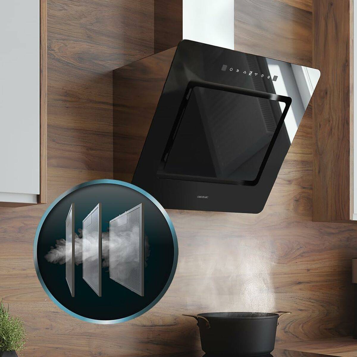 Campana Convencional Cecotec Bolero Flux DT 608002 Negro