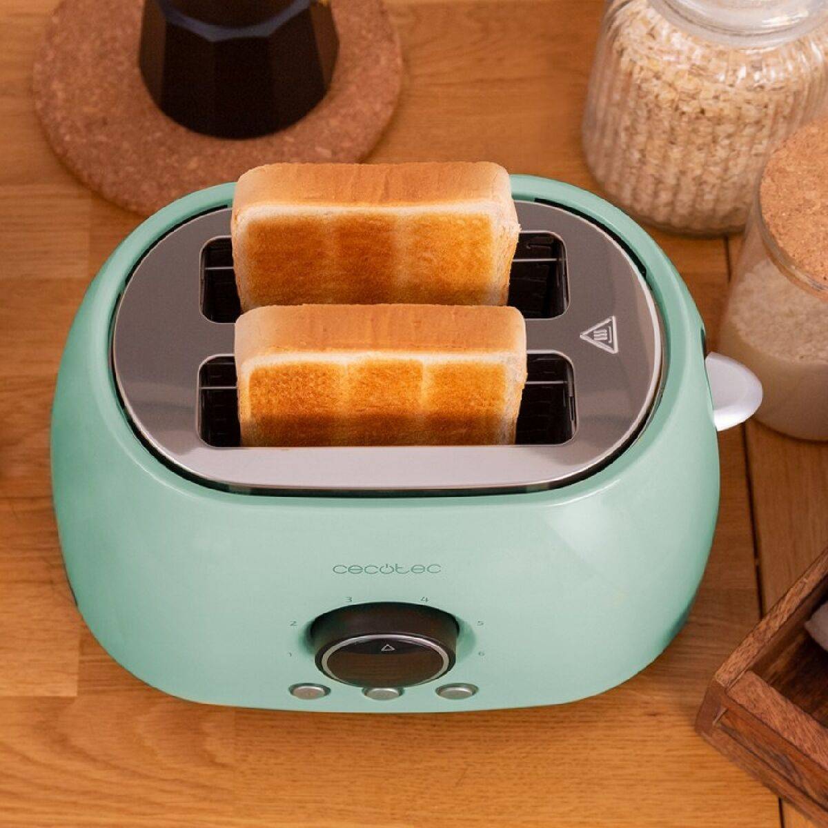 Tostadora Cecotec ClassicToast 8000 Blue Double 800 W Azul