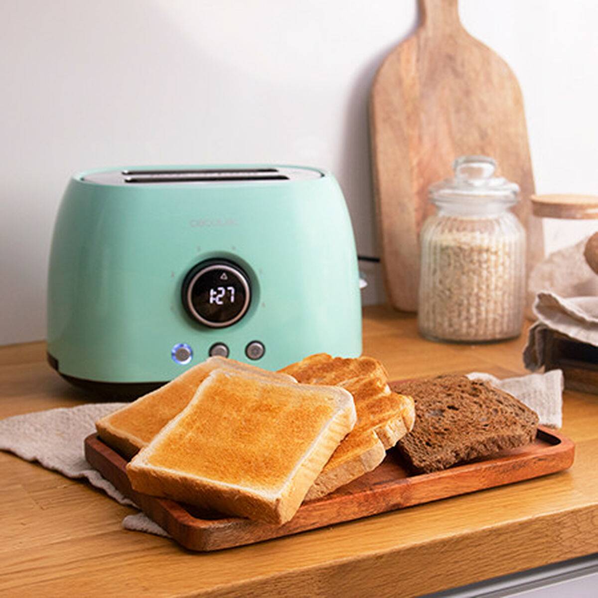 Tostadora Cecotec ClassicToast 8000 Blue Double 800 W Azul