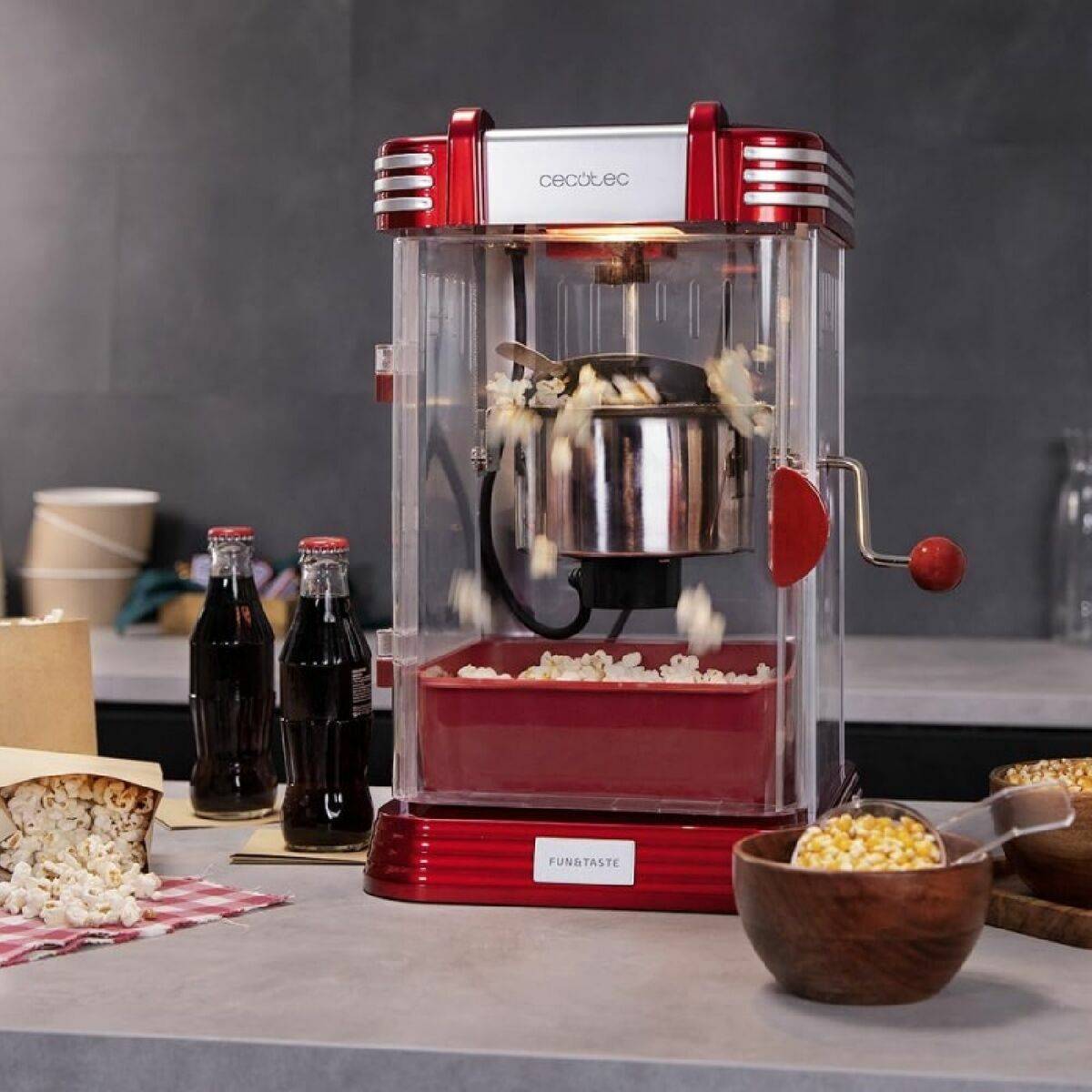 Máquina de palomitas Cecotec Fun&Taste P’Corn Classic 300 W Rojo