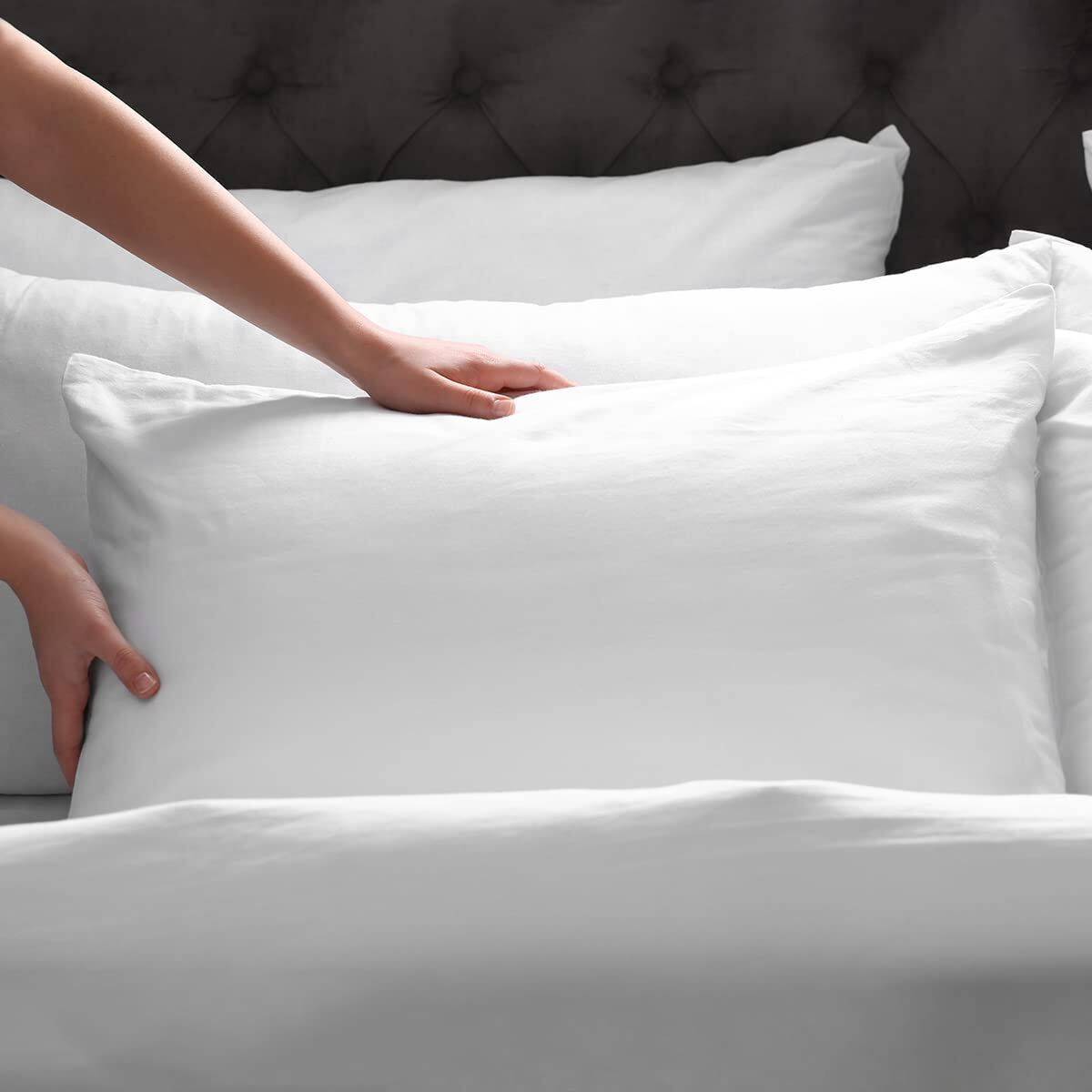Cecotec Almohada Flow PureComfort 90 cm Blanco Ergonómica Transpirable Flexible