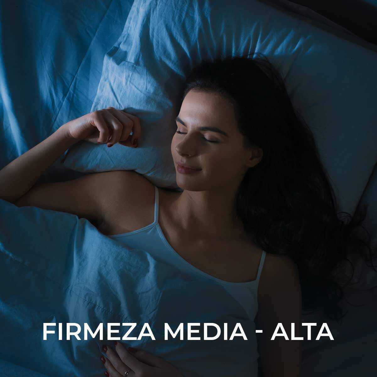 Cecotec Almohada Flow PureComfort 90 cm Blanco Ergonómica Transpirable Flexible