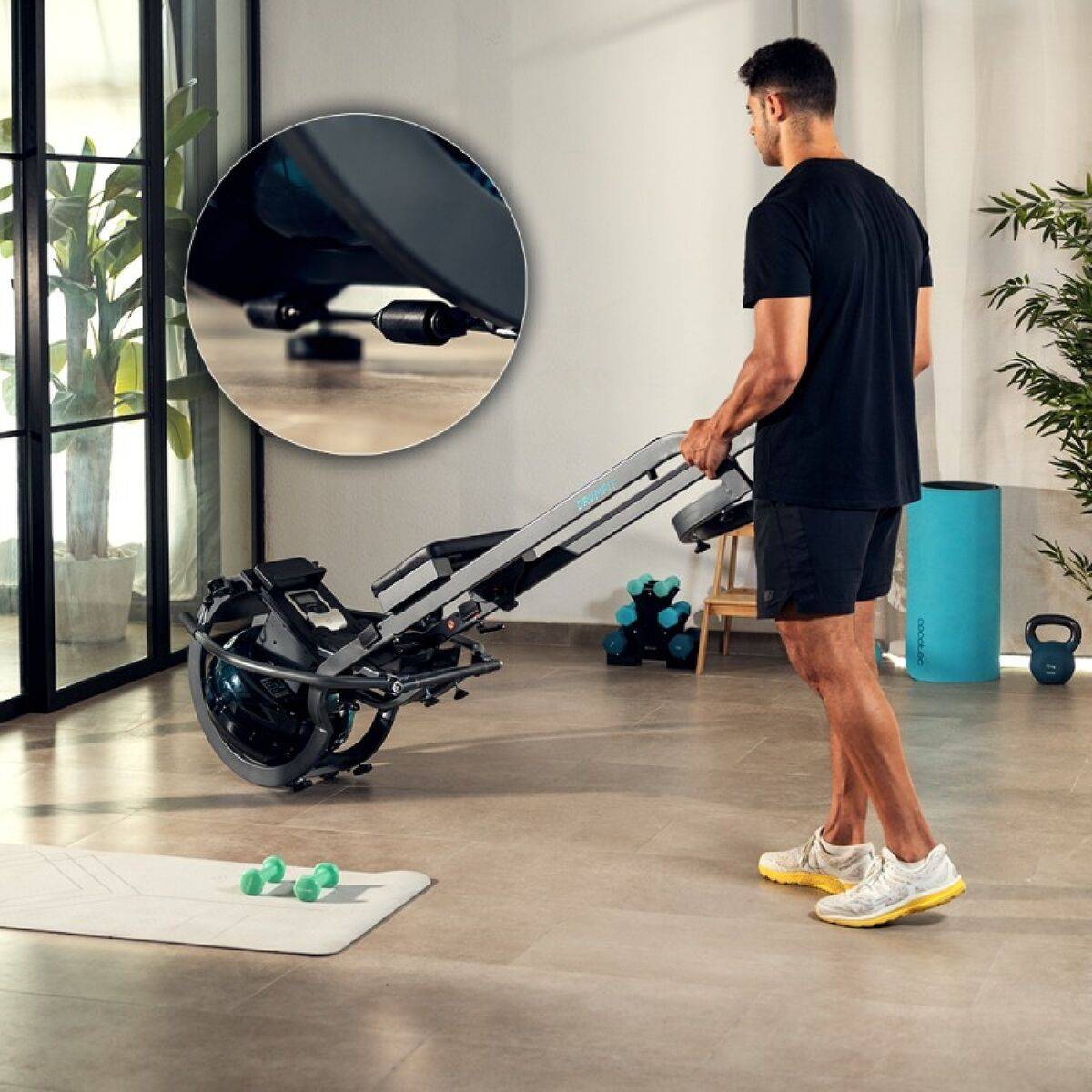 Máquina de Remo Cecotec Drumfit Rower 20000 Neptuno