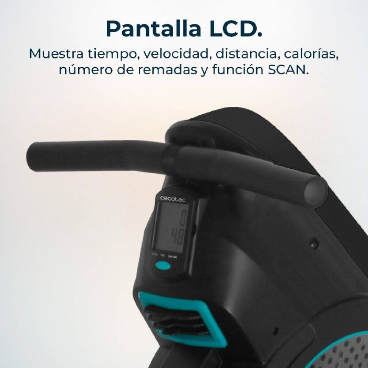 Máquina de Remo Cecotec Drumfit Rower Eolo Magno