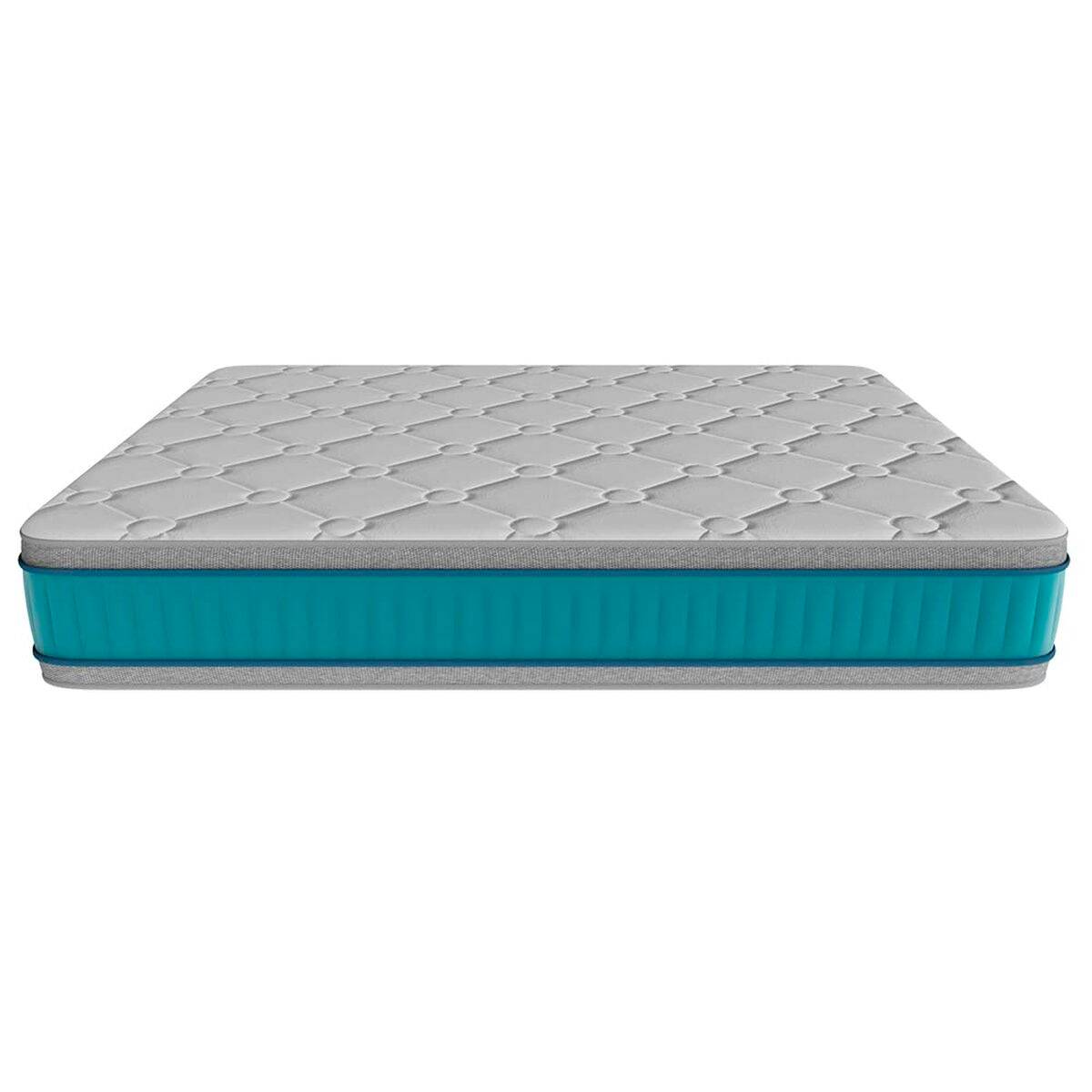 Cecotec Colchón muelles ensacados Flow 8990 Hybrid 150x190cm firmeza media-alta ergonómico