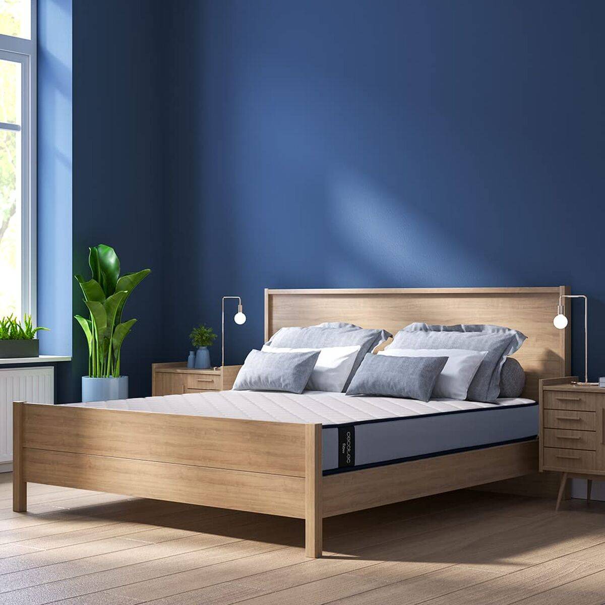 Cecotec Colchón viscoelástico Flow ViscoCare 1900 80x200 cm firmeza media ergonómico