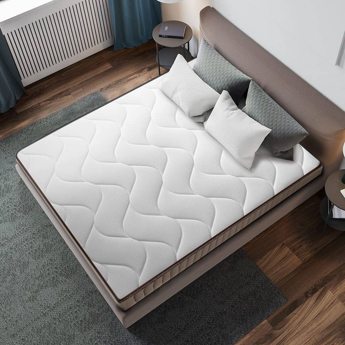 Cecotec Colchón de Muelles Ensacados Flow 7990 Hybrid 80x190cm viscoelástico firmeza media-alta