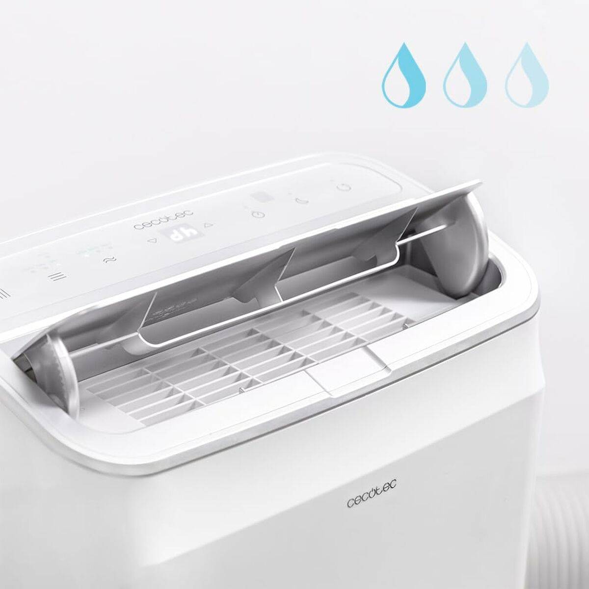 Aire Acondicionado Portátil Cecotec ForceClima 12800 Soundless Heating Connected A 1340 W Blanco