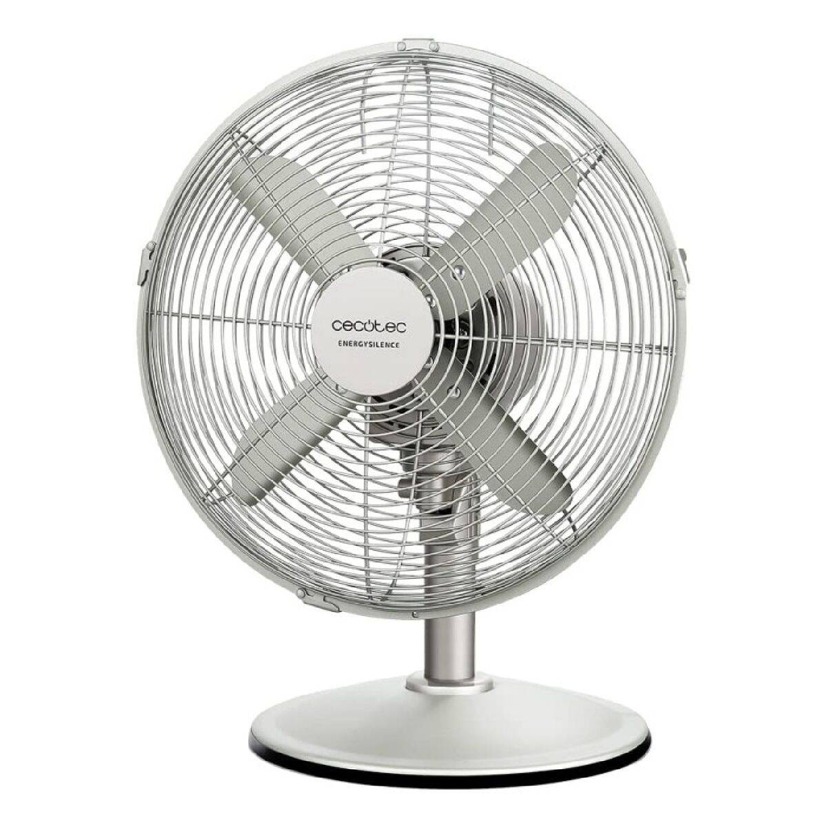 Cecotec Ventilador de Sobremesa EnergySilence 610 40 W Acero Silencioso Oscilante