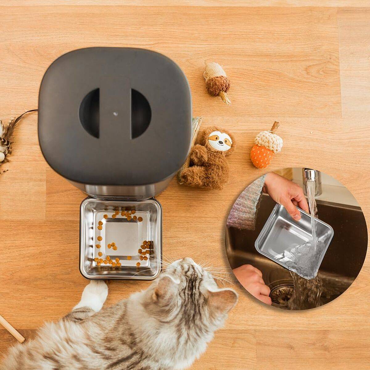 Comedero automático Cecotec Pumba 6000 Purrfect Meal Smart Vision 6 L
