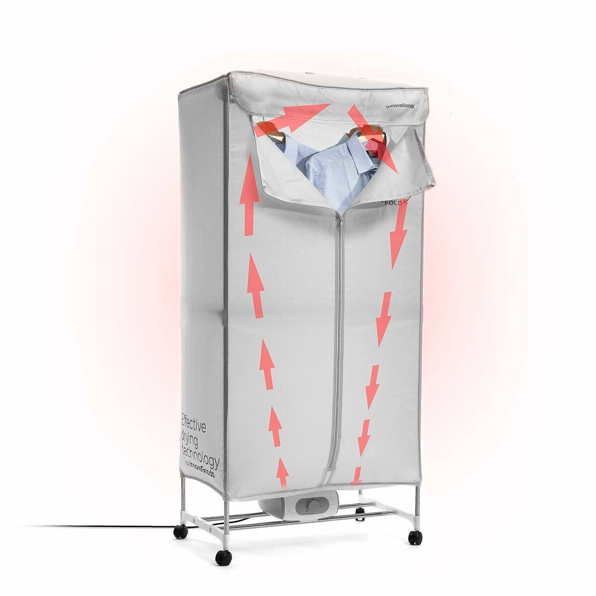 Secadora Eléctrica Portátil de 2 Alturas InnovaGoods (Reacondicionado A)