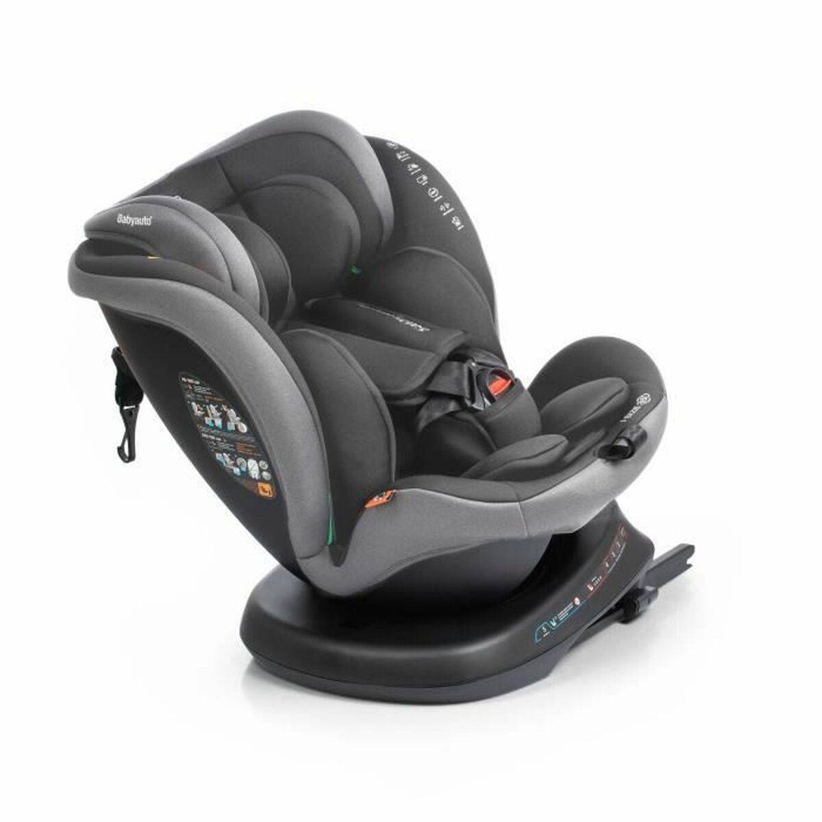 Silla para el Coche Babyauto RODIA Gris 0 (de 0 a 10 kilos) I (9 - 18 kg) II (15-25 kg) III (22 - 36 kg) Infantil ECE R129/04