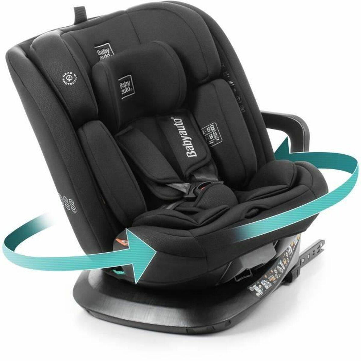 Silla para el Coche Babyauto ACROSS Negro 0 (de 0 a 10 kilos) I (9 - 18 kg) II (15-25 kg) III (22 - 36 kg) Infantil ECE R129/04
