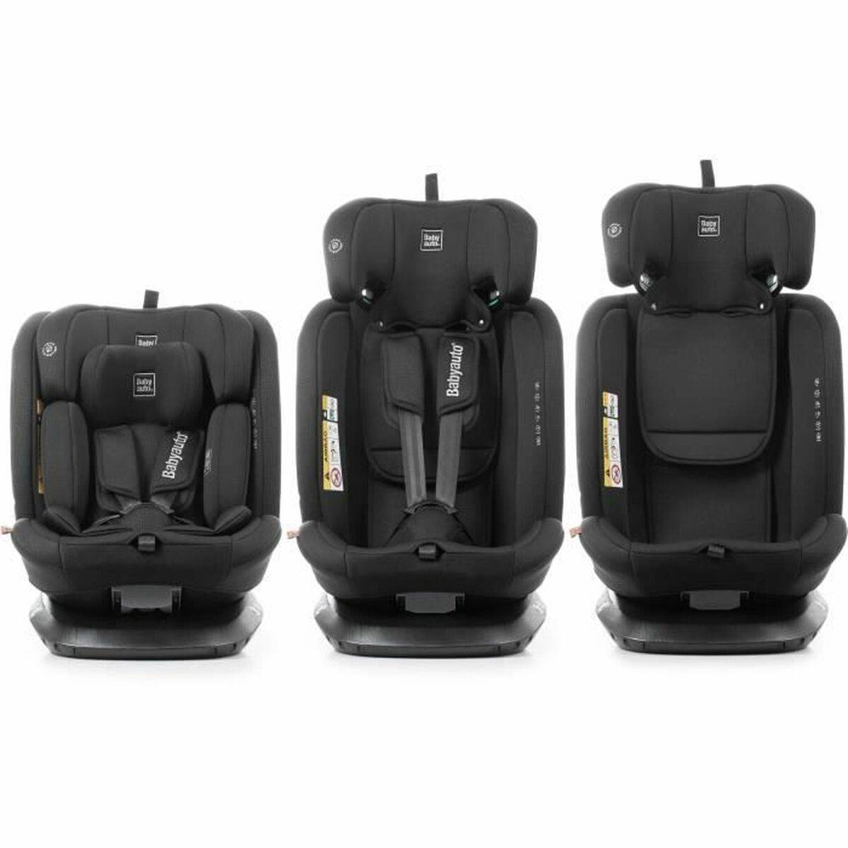 Silla para el Coche Babyauto ACROSS Negro 0 (de 0 a 10 kilos) I (9 - 18 kg) II (15-25 kg) III (22 - 36 kg) Infantil ECE R129/04