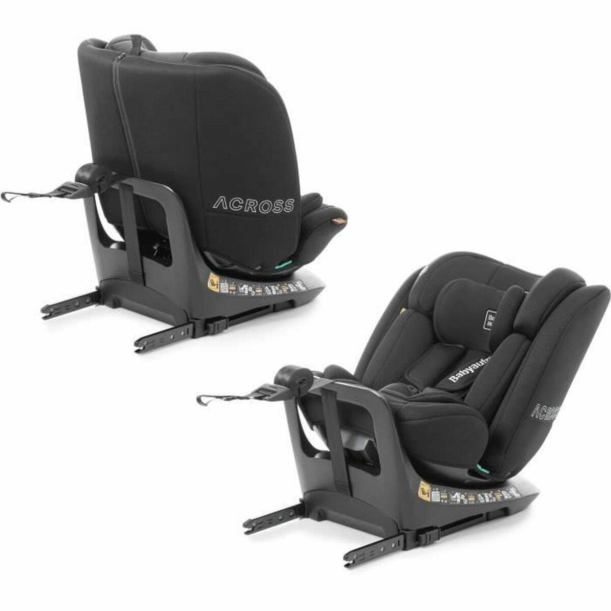 Silla para el Coche Babyauto ACROSS Negro 0 (de 0 a 10 kilos) I (9 - 18 kg) II (15-25 kg) III (22 - 36 kg) Infantil ECE R129/04