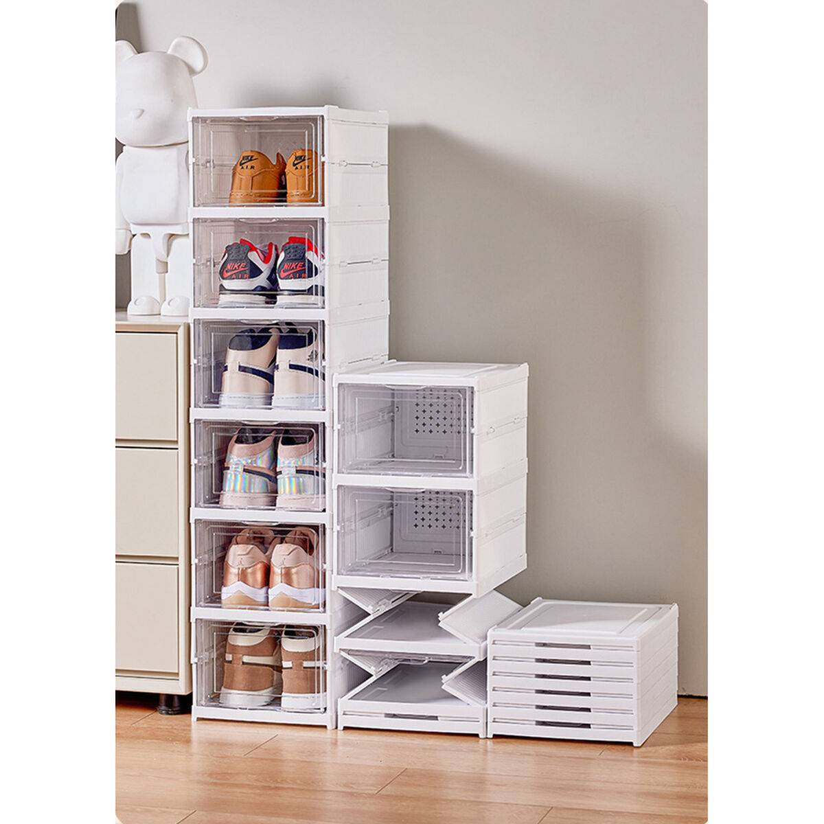 Zapatero Fulmo Blanco Plástico duro 25,5 X 34,5 X 105 CM