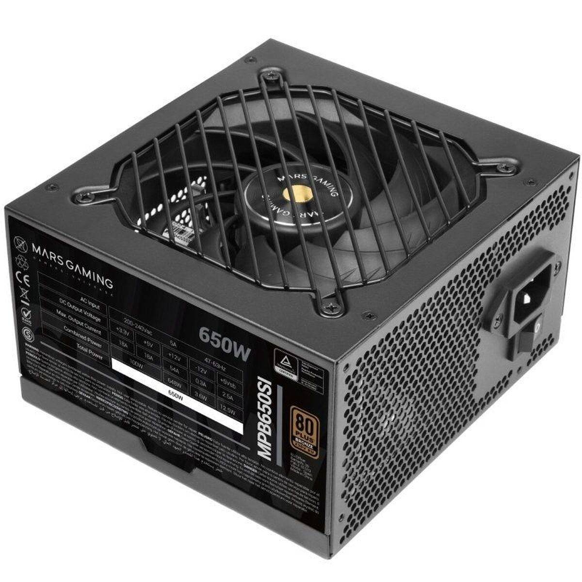 Fuente de Alimentación Mars Gaming TACMARS-MPB650SI 650 W 80 Plus Bronze