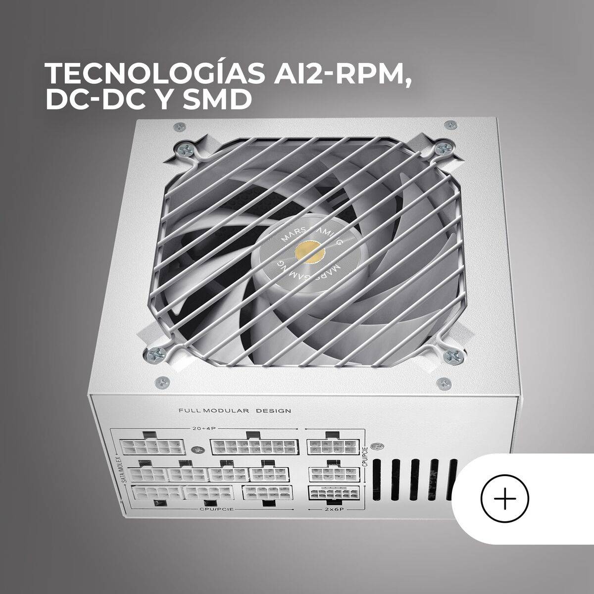Fuente de Alimentación Mars Gaming MPB1000SIMW 1000 W 80 Plus Gold