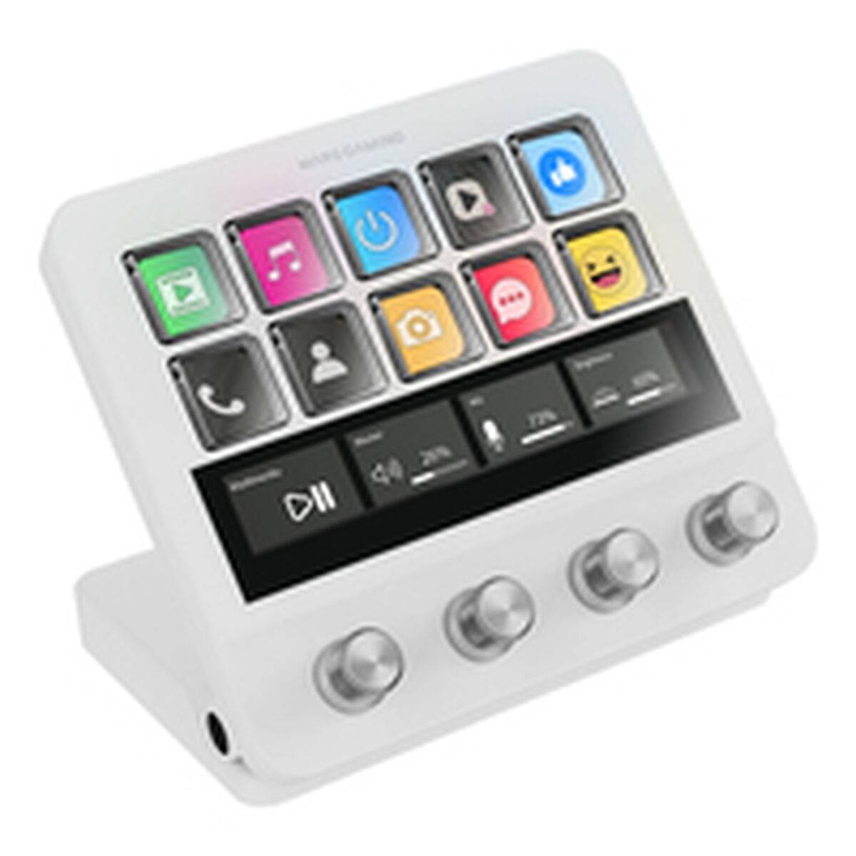 Teclado Mars Gaming MSDPROW Blanco