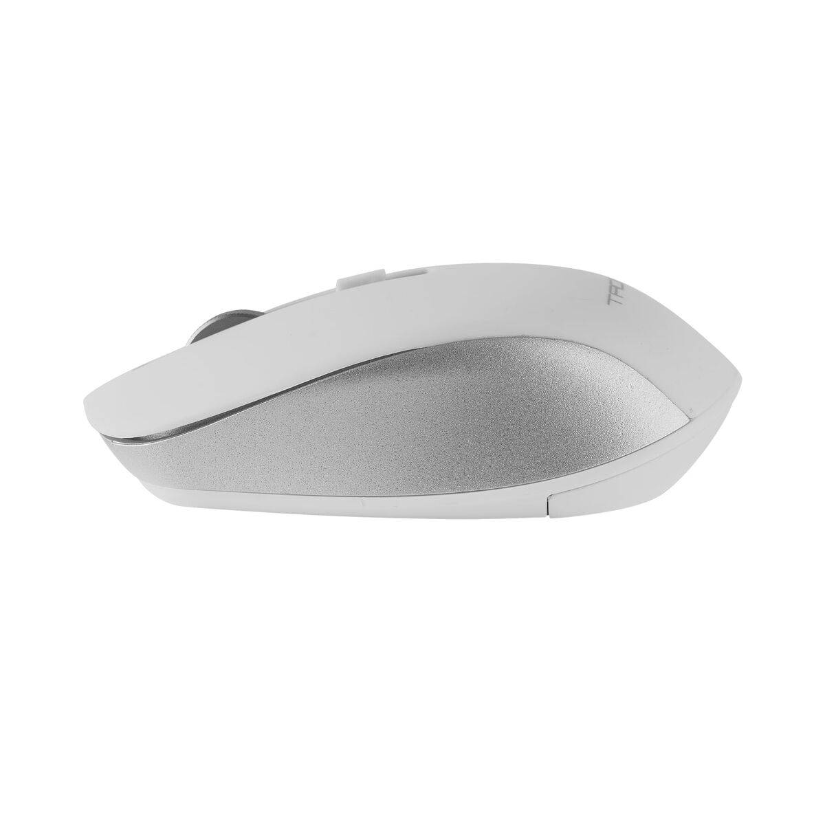 Teclado y Ratón Tacens 6ZENITHWES Blanco Qwerty Español (3 Unidades)