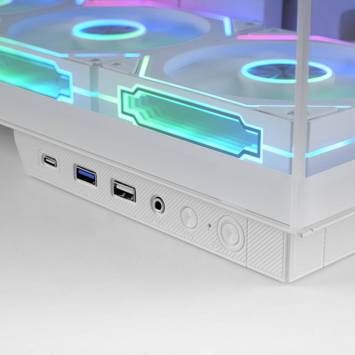 Caja Semitorre ATX Mars Gaming MCMIRAGEW Blanco