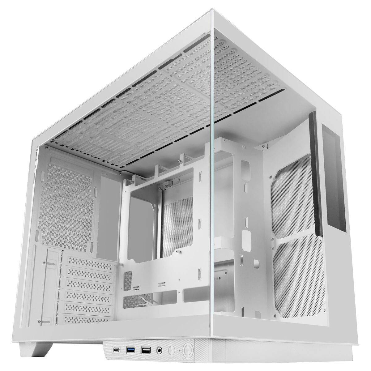 Caja Semitorre ATX Mars Gaming MCMIRAGEW Blanco