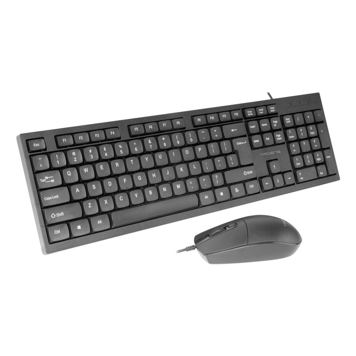 Teclado numérico Tacens ACP02ES Negro Qwerty Español
