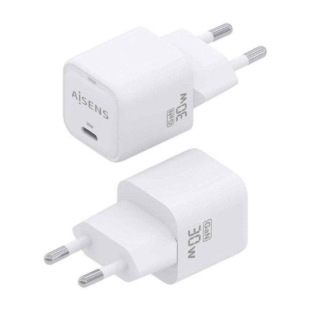 Cargador de Pared Aisens ASCH-30W1P018-W Blanco Multicolor 30 W