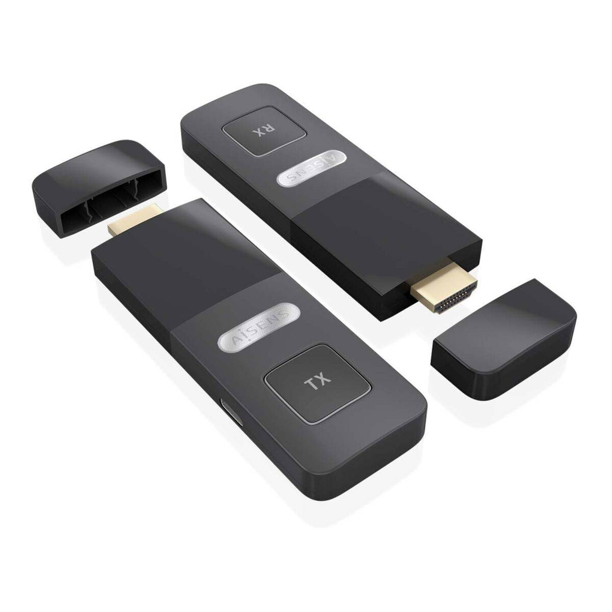 Adaptador HDMI Aisens ASWL-H2K30M001-BK Negro