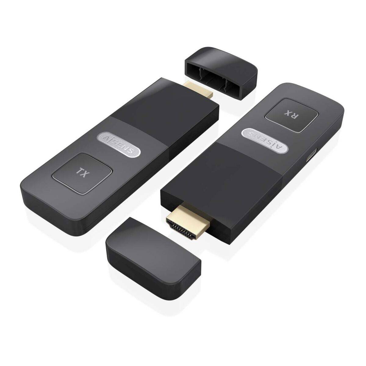 Adaptador HDMI Aisens ASWL-H2K30M001-BK Negro