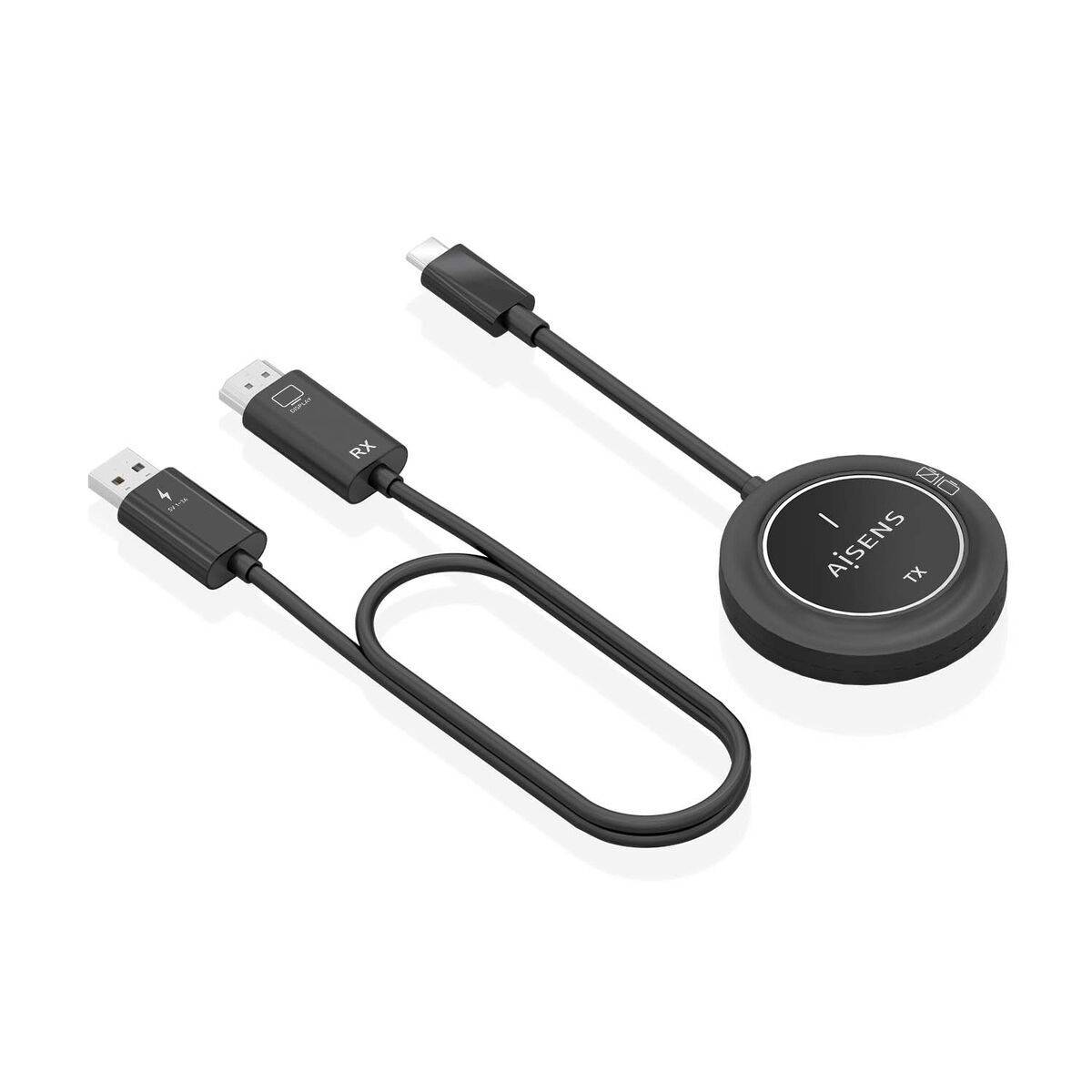 Cable HDMI Aisens ASWL-H2KC30M003-BK Negro