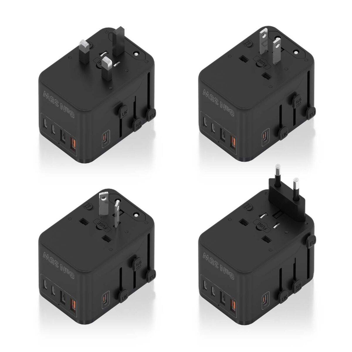 Cargador de Pared Aisens ASPS-2A3C09-BK Negro