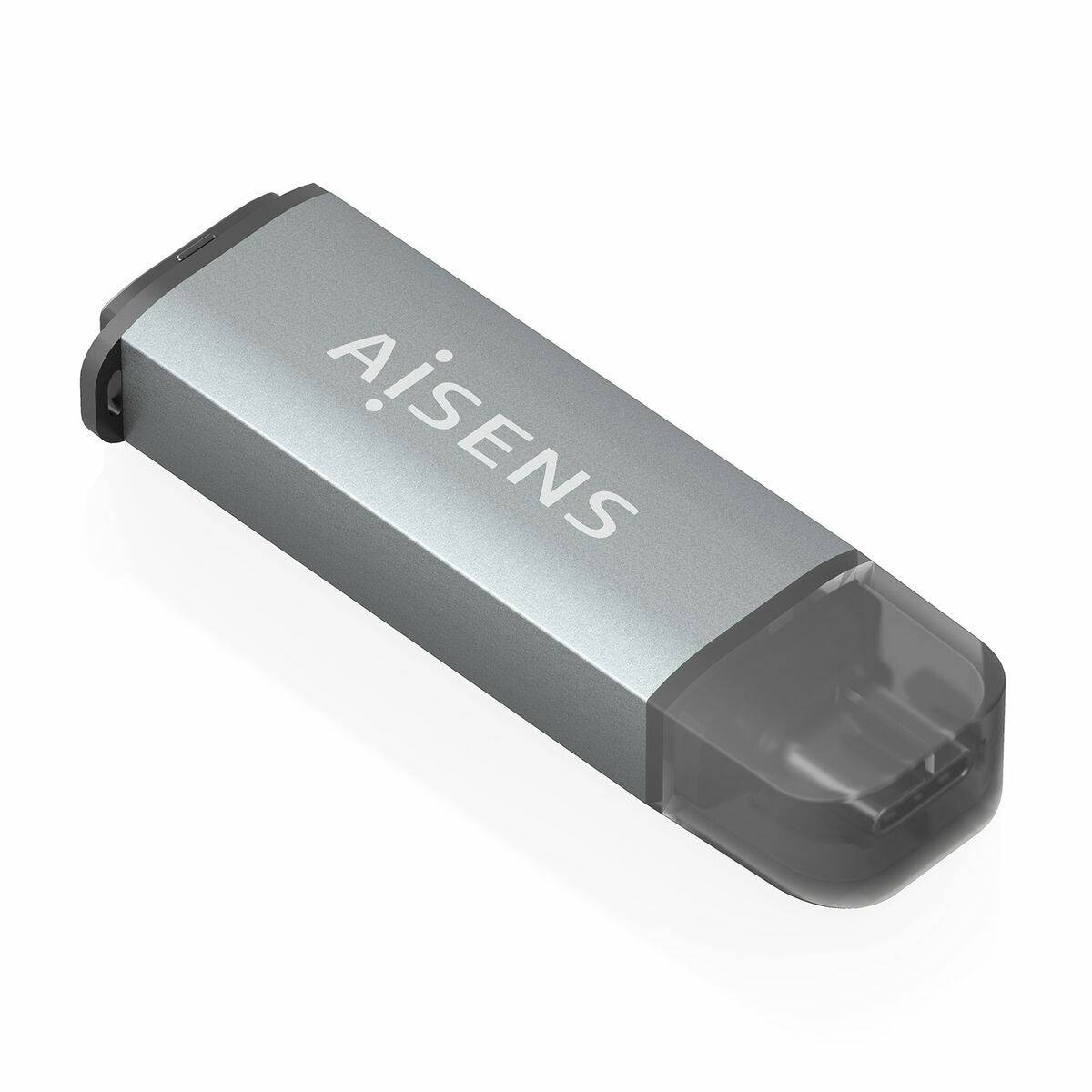 Lector de Tarjetas Aisens ASCR-2C10-GR Gris